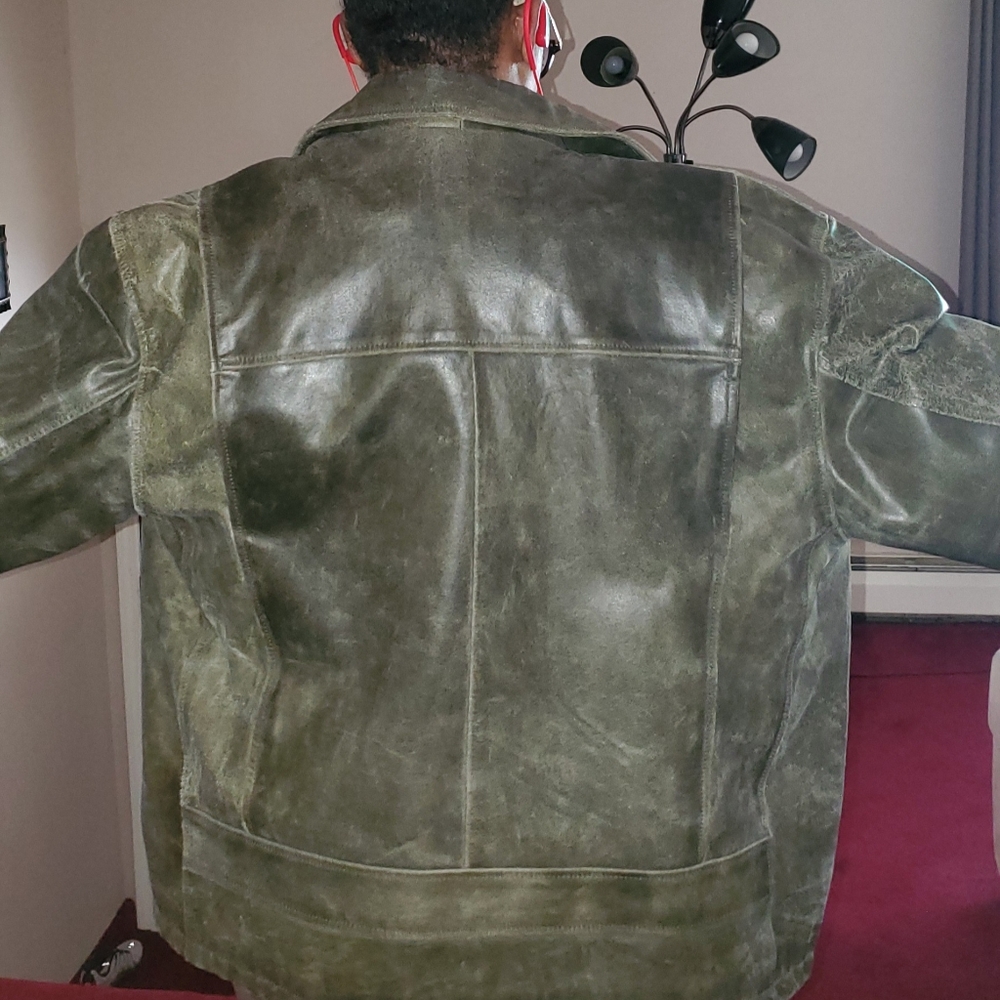 Leather jacket